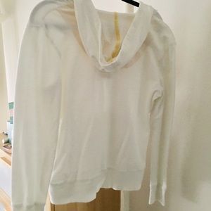 Merona Tops - ๐๐ MERONA White light sweater with hoodie ๐๐ Merona Tops - ๐๐ MERONA White light sweater with hoodie ๐๐